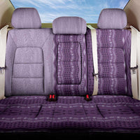 Vintage Violet Hawaiian Traditional Kapa Mix Flowers Lei Back Car Seat Cover