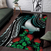 Aloha Hawaii Monk Seal Area Rug Mix Ohia Lehua
