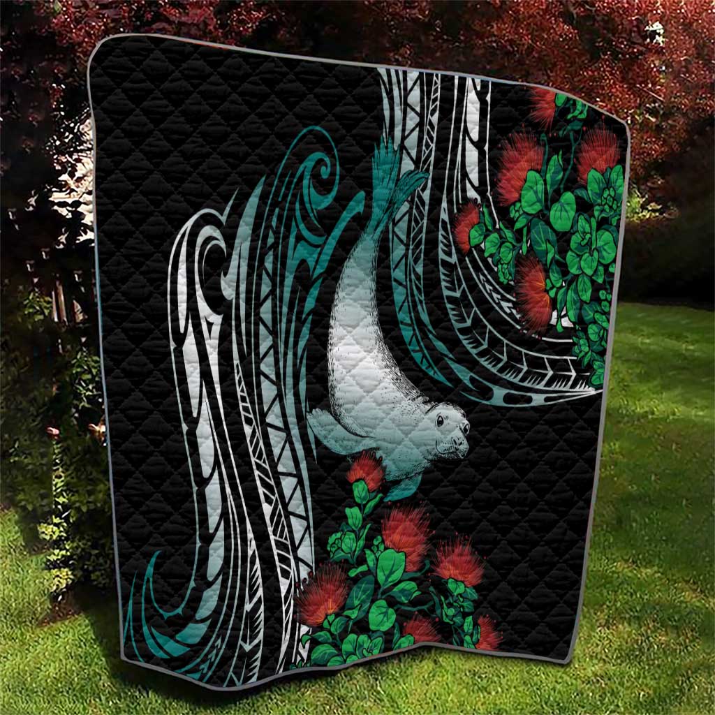 Aloha Hawaii Monk Seal Quilt Mix Ohia Lehua LT7 - Polynesian Pride