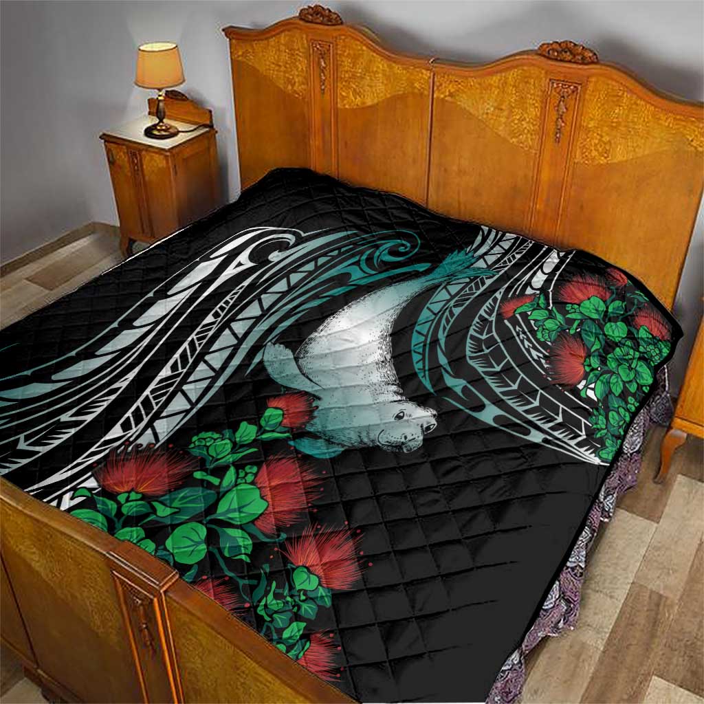 Aloha Hawaii Monk Seal Quilt Mix Ohia Lehua LT7 - Polynesian Pride