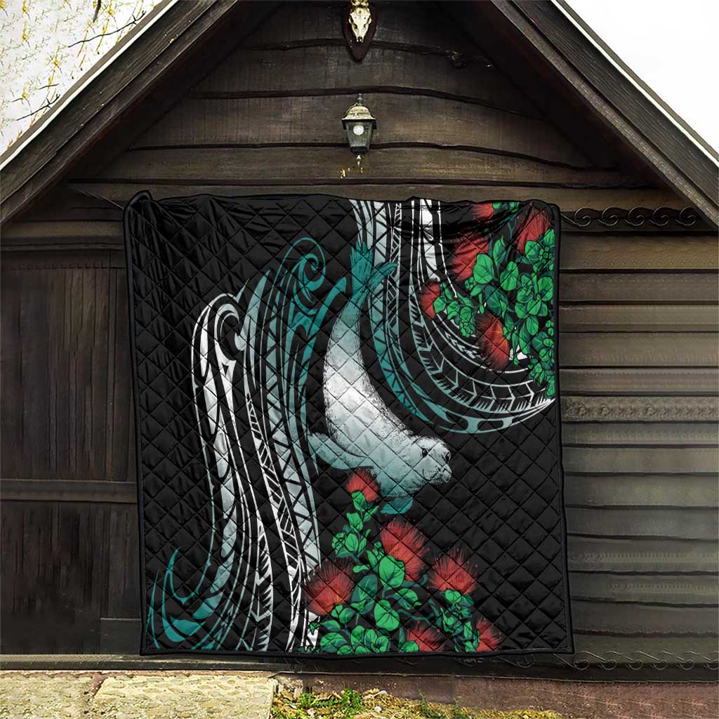 Aloha Hawaii Monk Seal Quilt Mix Ohia Lehua LT7 - Polynesian Pride