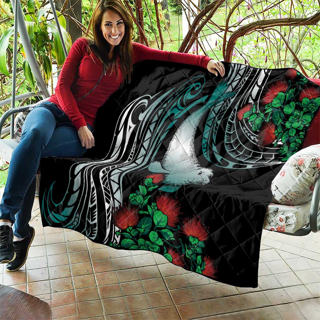 Aloha Hawaii Monk Seal Quilt Mix Ohia Lehua LT7 - Polynesian Pride