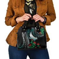 Aloha Hawaii Monk Seal Shoulder Handbag Mix Ohia Lehua