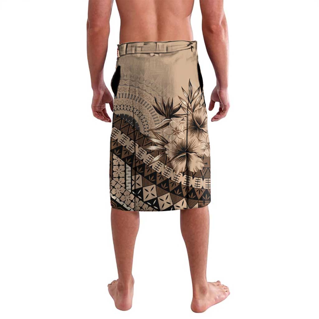 Bula Fiji Lavalava Mocha Brown Kaivity Masi Tapa