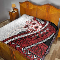 Bula Fiji Quilt White Kaivity Masi Tapa LT7 - Polynesian Pride