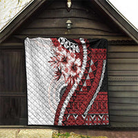 Bula Fiji Quilt White Kaivity Masi Tapa LT7 - Polynesian Pride