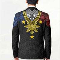 Philippines Heritage Baybayin Mix Polynesian Blazer