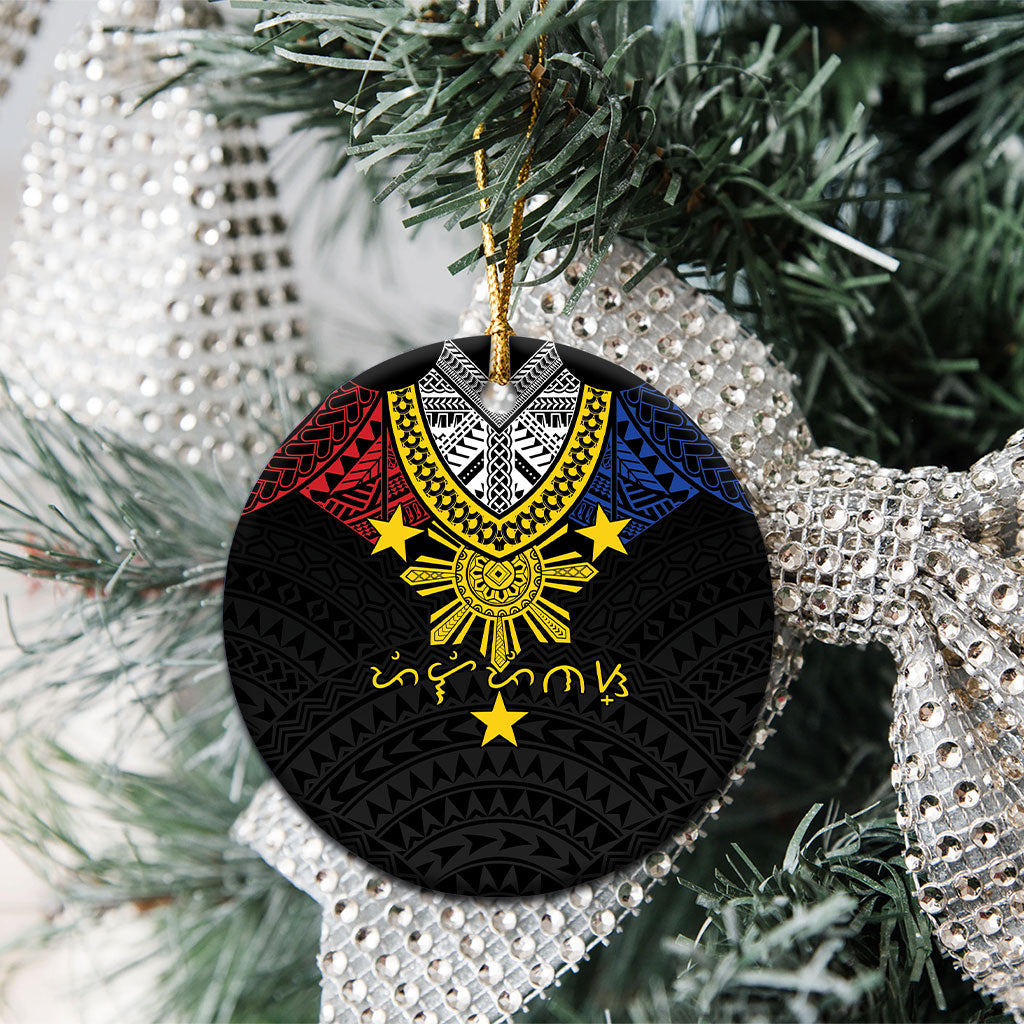 Philippines Heritage Baybayin Mix Polynesian Ceramic Ornament LT7 - Polynesian Pride