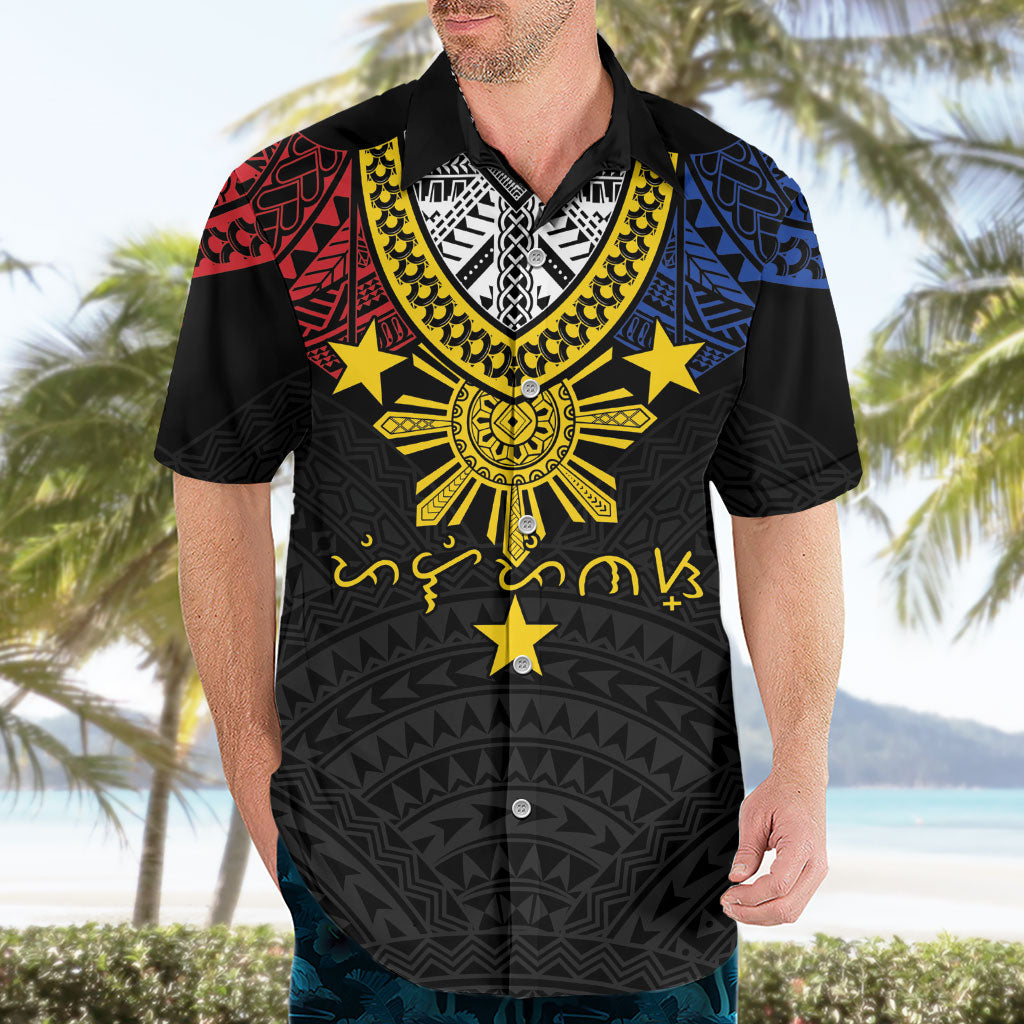 Philippines Heritage Baybayin Mix Polynesian Hawaiian Shirt LT7 - Polynesian Pride