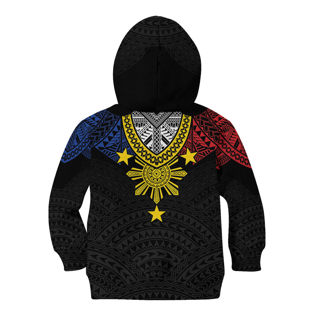 Philippines Heritage Baybayin Mix Polynesian Kid Hoodie LT7 - Polynesian Pride