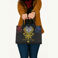 Philippines Heritage Baybayin Mix Polynesian Leather Bag