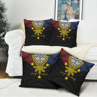 Philippines Heritage Baybayin Mix Polynesian Pillow Cover