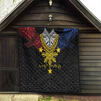 Philippines Heritage Baybayin Mix Polynesian Quilt