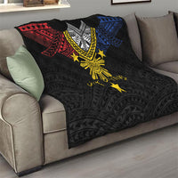 Philippines Heritage Baybayin Mix Polynesian Quilt