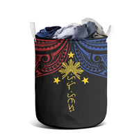 Philippines Heritage Laundry Basket Baybayin Philipinas Sun