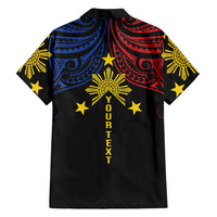 Philippines Heritage Personalized Family Matching Mermaid Dress and Hawaiian Shirt Baybayin Philipinas Sun LT7 - Polynesian Pride