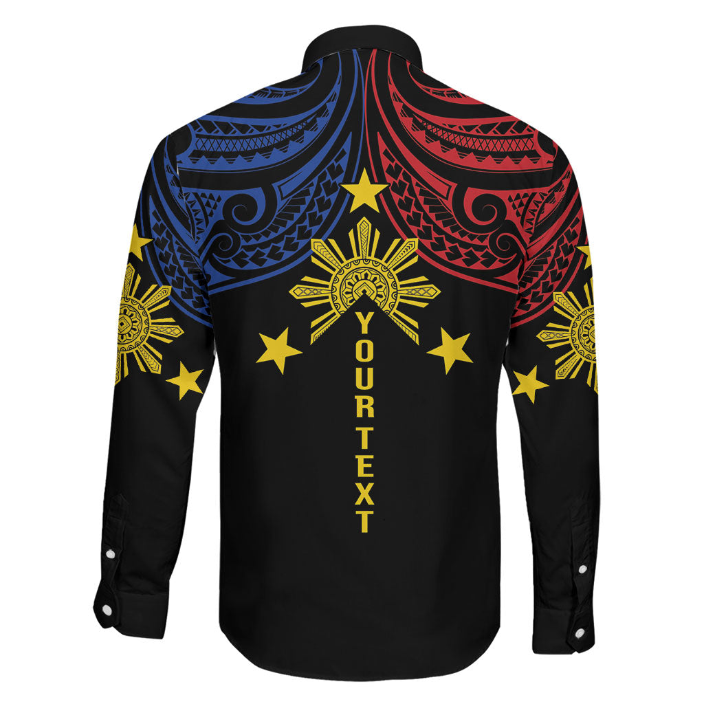 Philippines Heritage Personalized Family Matching Off Shoulder Short Dress and Hawaiian Shirt Baybayin Philipinas Sun LT7 - Polynesian Pride