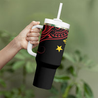 Philippines Heritage Tumbler With Handle Baybayin Philipinas Sun LT7 - Polynesian Pride