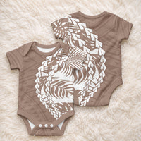 Polynesian Pride Baby Onesie Polynesia Tribal - Tropical Brown