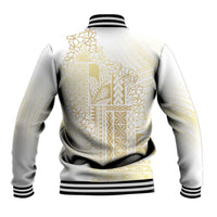 Samoa Lotu Tamaiti Mamanu Siapo Baseball Jacket Golden Plumeria - Polynesian Pride