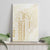 Samoa Lotu Tamaiti Mamanu Siapo Canvas Wall Art Golden Plumeria - Polynesian Pride
