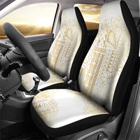Samoa Lotu Tamaiti Mamanu Siapo Car Seat Cover Golden Plumeria LT7 - Polynesian Pride