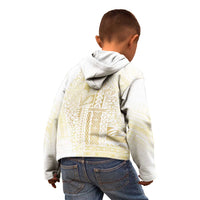 Samoa Lotu Tamaiti Mamanu Siapo Kid Hoodie Golden Plumeria LT7 - Polynesian Pride