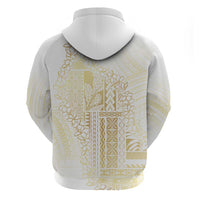 Samoa Lotu Tamaiti Mamanu Siapo Zip Hoodie Golden Plumeria LT7 - Polynesian Pride