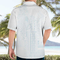 Samoa Lotu Tamaiti Mamanu Siapo Hawaiian Shirt Off White Plumeria - Polynesian Pride