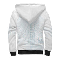 Samoa Lotu Tamaiti Mamanu Siapo Sherpa Hoodie Off White Plumeria LT7 - Polynesian Pride