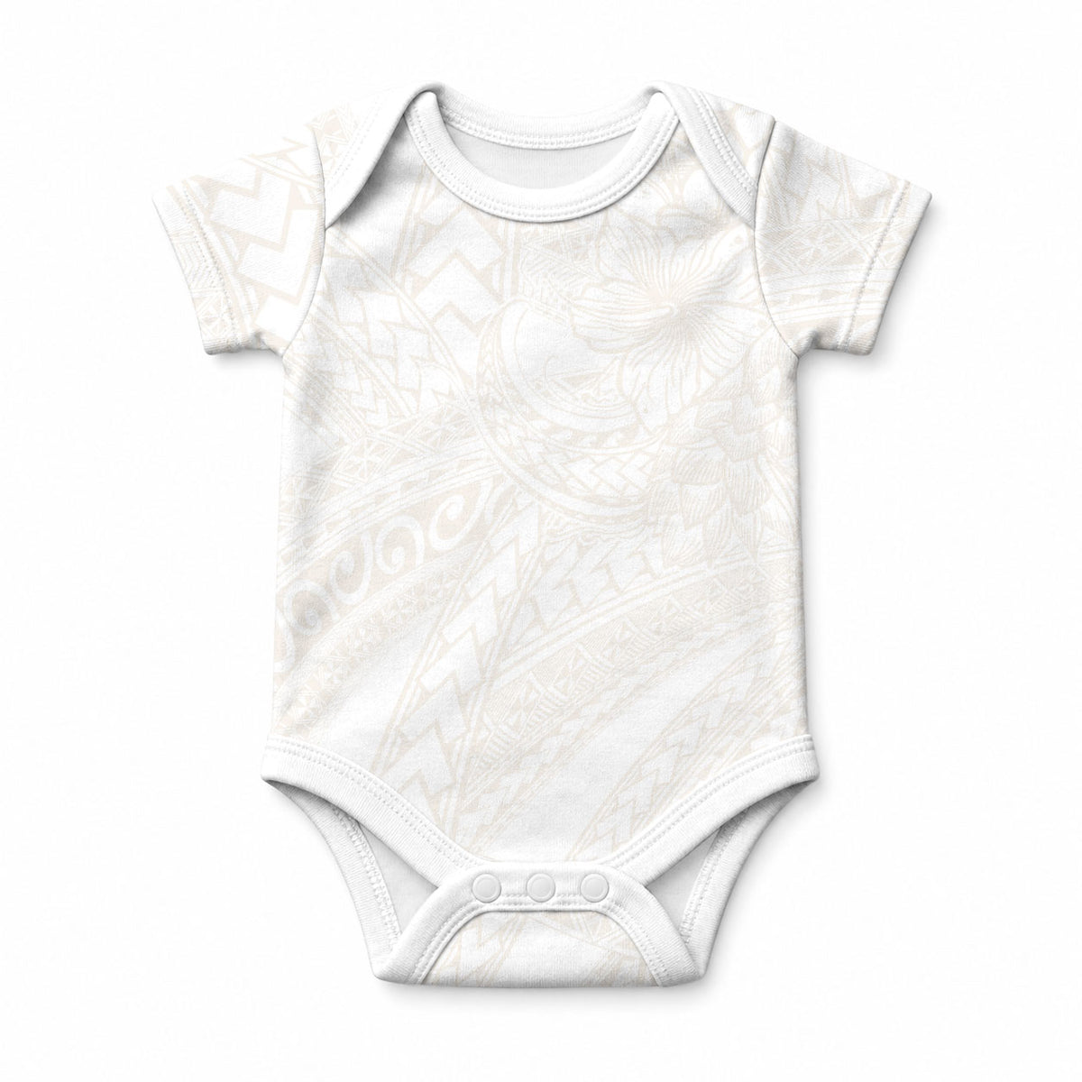 Samoa Lotu Tamaiti Ivory Baby Onesie Teuila Tatau