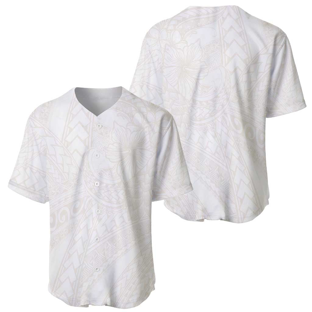 Samoa Lotu Tamaiti Ivory Baseball Jersey Teuila Tatau - Polynesian Pride