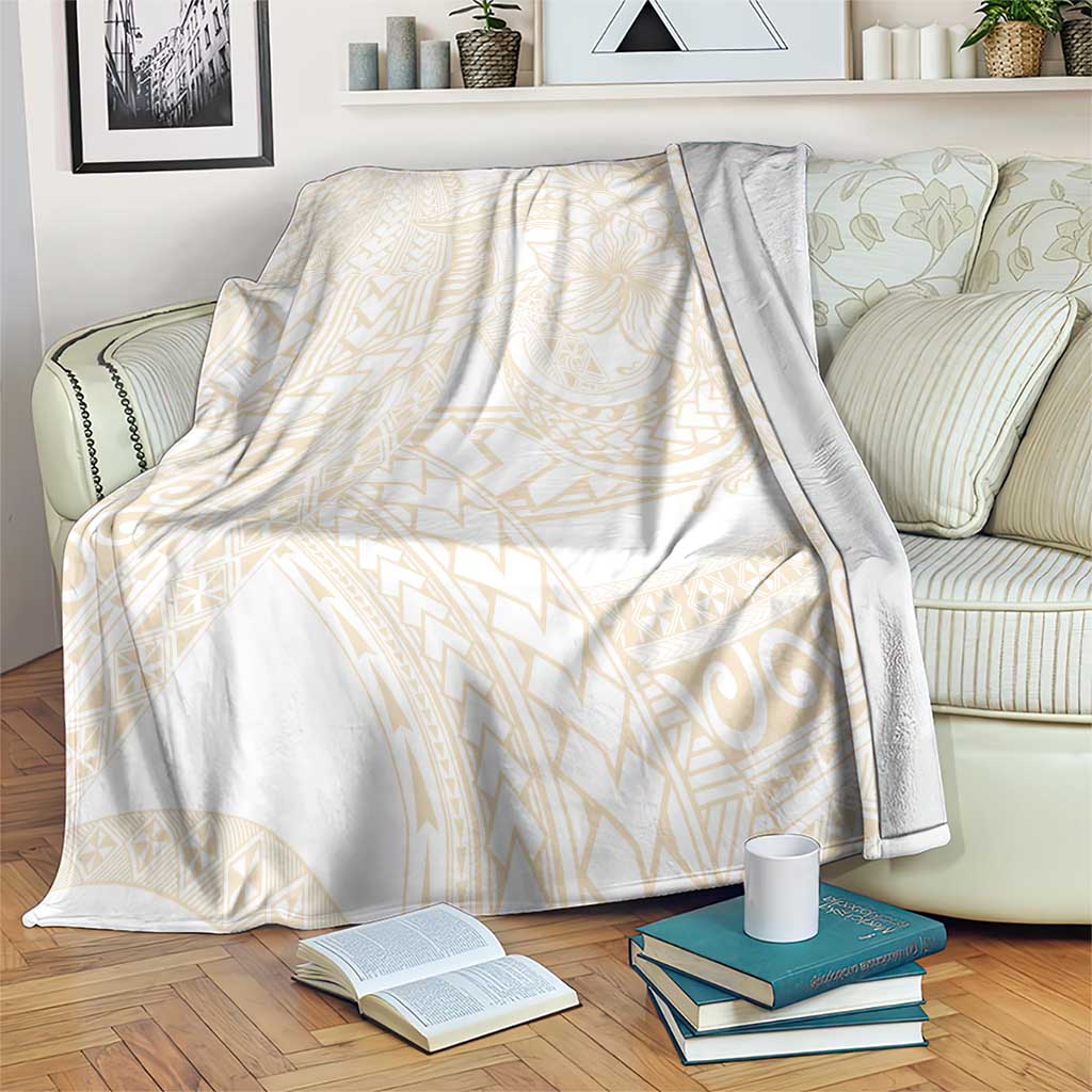 Samoa Lotu Tamaiti Ivory Blanket Teuila Tatau - Polynesian Pride