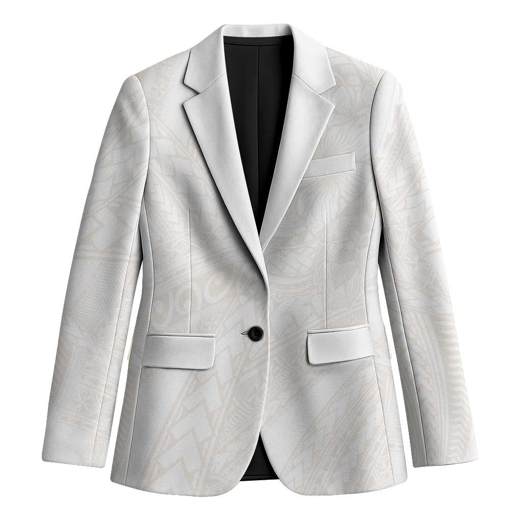 Samoa Lotu Tamaiti Ivory Blazer Teuila Tatau - Polynesian Pride