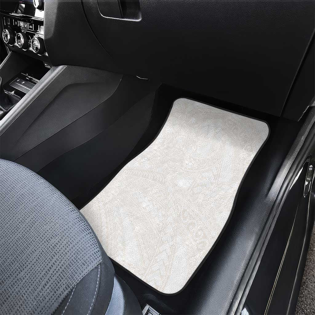Samoa Lotu Tamaiti Ivory Car Mats Teuila Tatau - Polynesian Pride