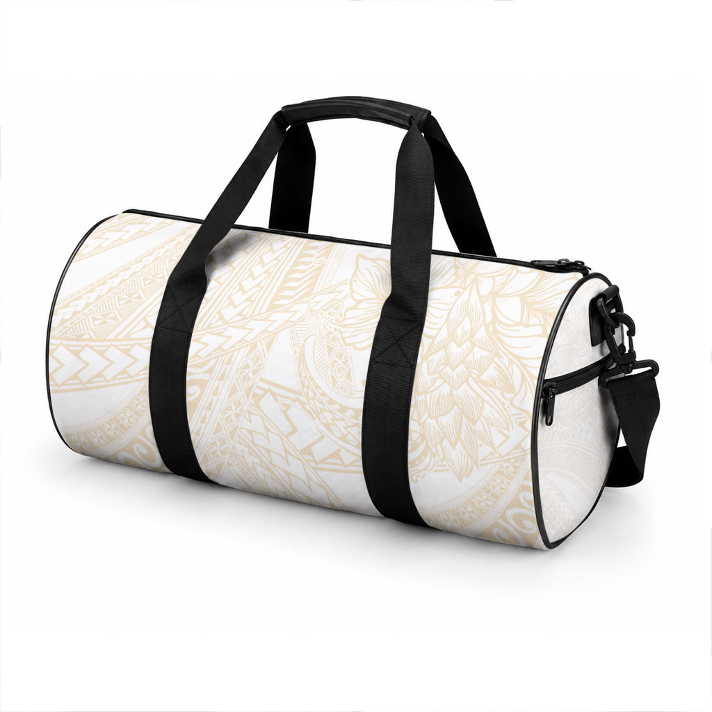 Samoa Lotu Tamaiti Ivory Duffle Bag Teuila Tatau