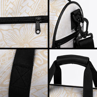 Samoa Lotu Tamaiti Ivory Duffle Bag Teuila Tatau