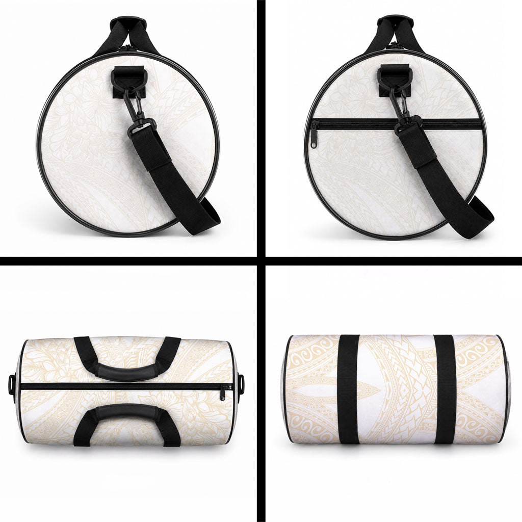Samoa Lotu Tamaiti Ivory Duffle Bag Teuila Tatau
