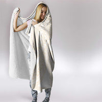 Samoa Lotu Tamaiti Ivory Hooded Blanket Teuila Tatau - Polynesian Pride