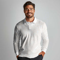 Samoa Lotu Tamaiti Ivory Long Sleeve Polo Shirt Teuila Tatau LT7 - Polynesian Pride