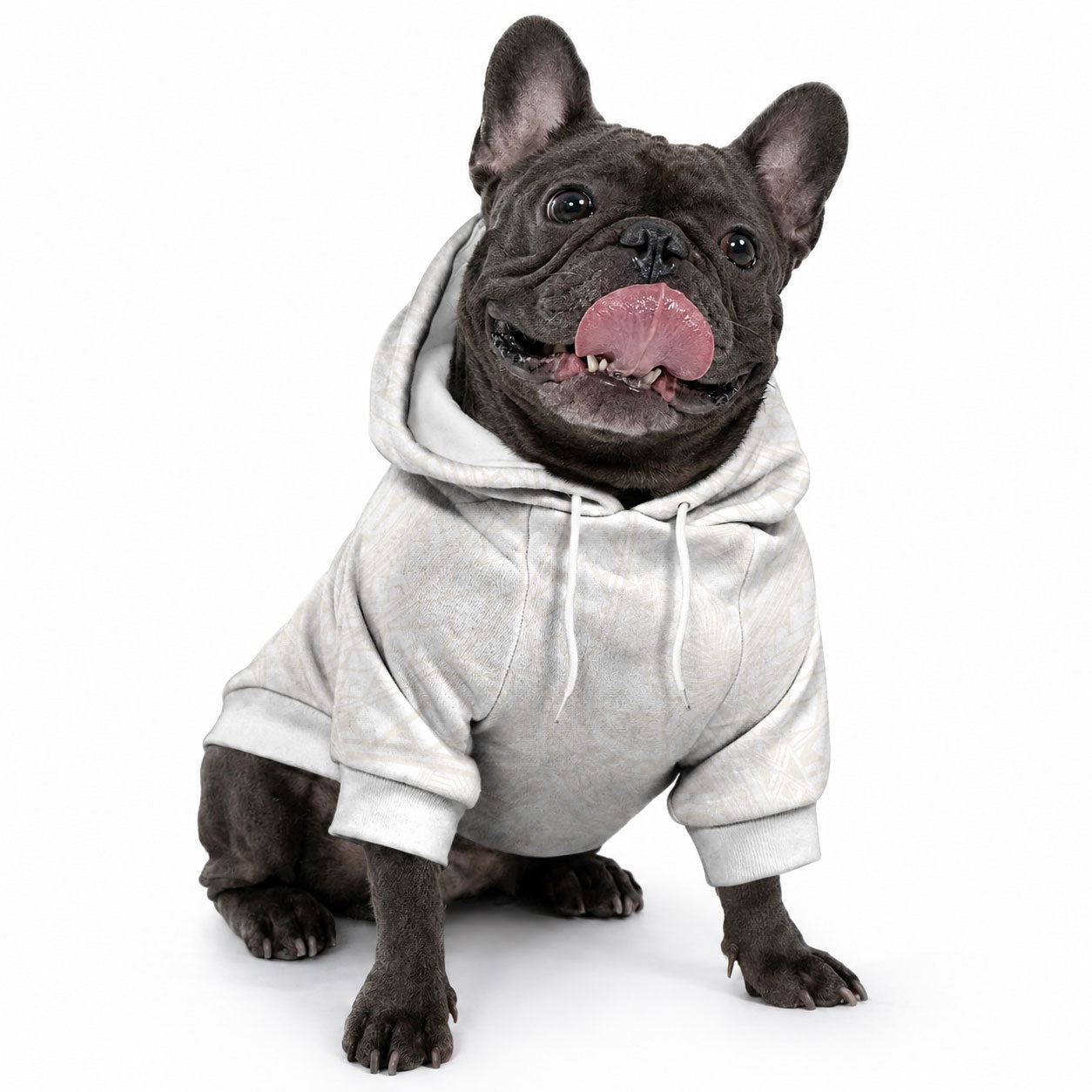 Samoa Lotu Tamaiti Ivory Pet Hoodie Teuila Tatau