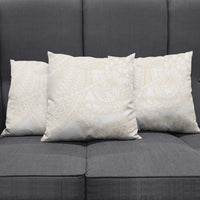Samoa Lotu Tamaiti Ivory Pillow Cover Teuila Tatau - Polynesian Pride