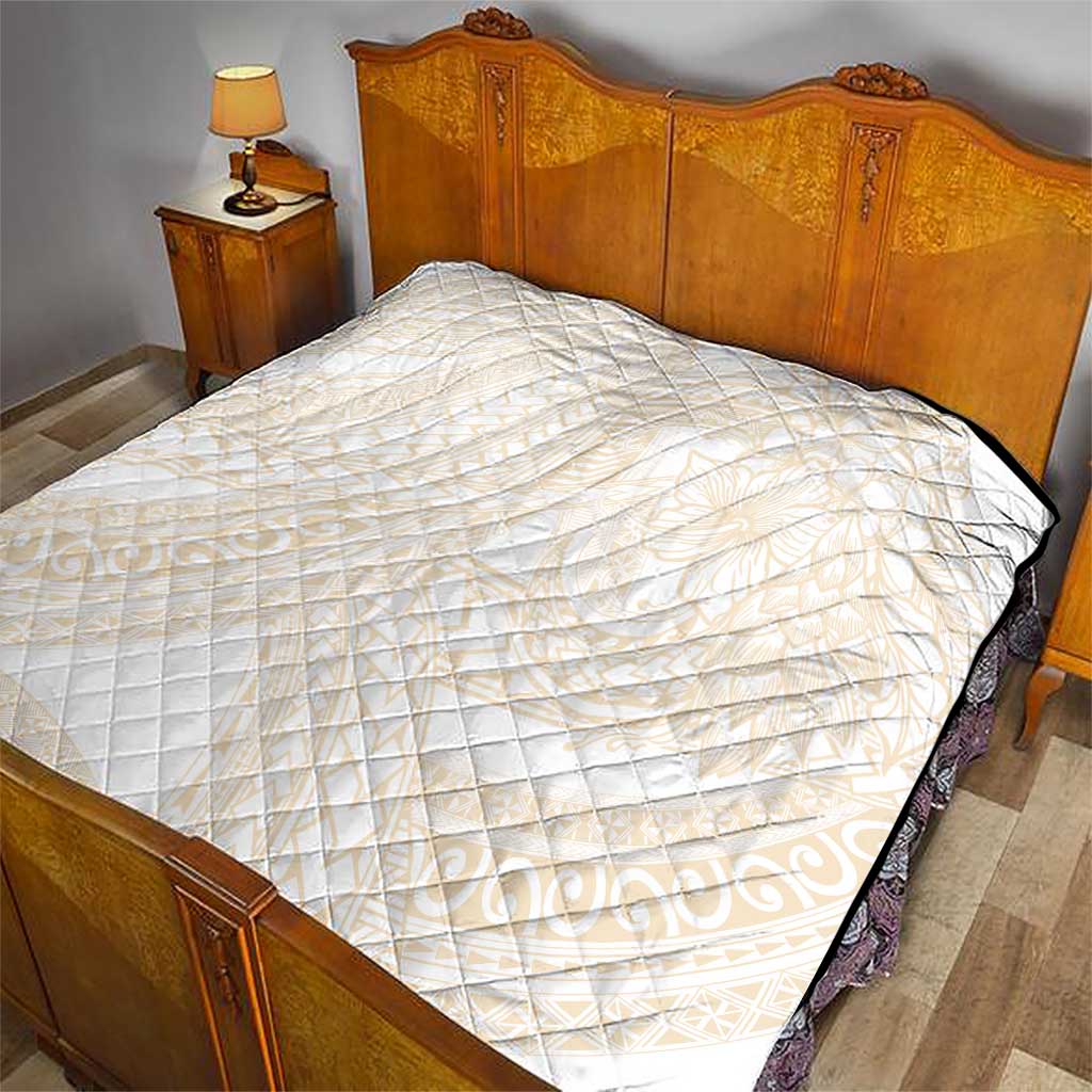 Samoa Lotu Tamaiti Ivory Quilt Teuila Tatau - Polynesian Pride