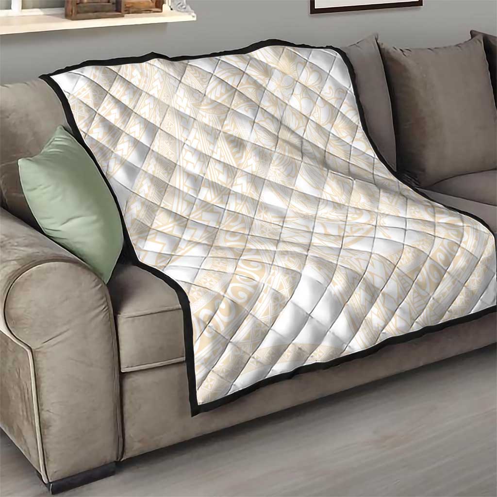 Samoa Lotu Tamaiti Ivory Quilt Teuila Tatau - Polynesian Pride