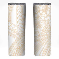 Samoa Lotu Tamaiti Ivory Skinny Tumbler Teuila Tatau LT7 Ivory - Polynesian Pride