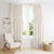 Samoa Lotu Tamaiti Ivory Window Curtain Teuila Tatau - Polynesian Pride