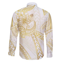 Samoa Lotu Tamaiti Gold Family Matching Puletasi and Hawaiian Shirt Teuila Tatau LT7 - Polynesian Pride