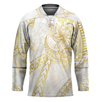 Samoa Lotu Tamaiti Gold Hockey Jersey Teuila Tatau - Polynesian Pride