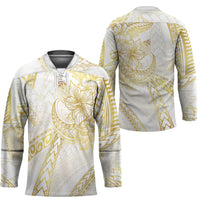 Samoa Lotu Tamaiti Gold Hockey Jersey Teuila Tatau - Polynesian Pride