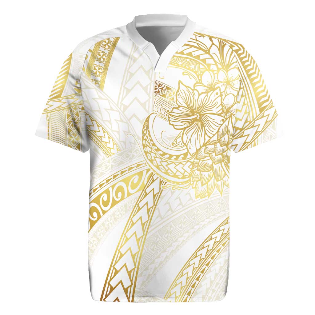 Samoa Lotu Tamaiti Gold Rugby Jersey Teuila Tatau - Polynesian Pride